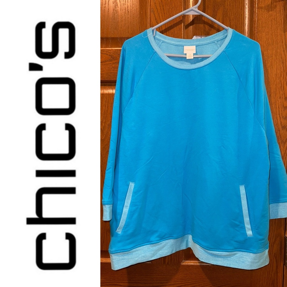 EUC Weekends by Chico's Size 3 Pullover Top